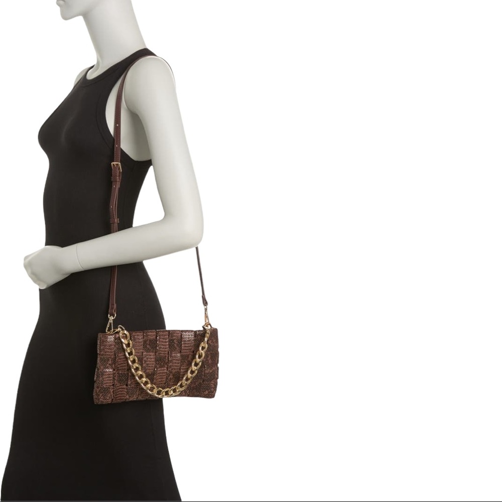 Urban Expressions Malika Snakeskin Crossbody Bag
